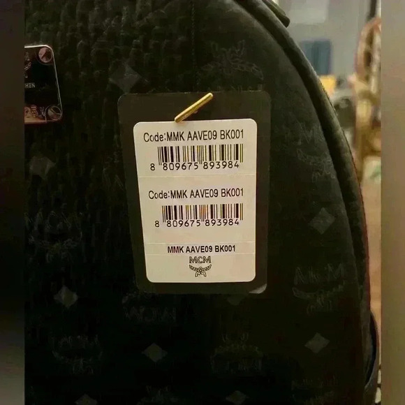 MCM Stark Side Studs Backpack in Visetos - Picture 3 of 11